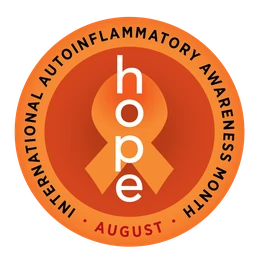 International Autoinflammatory Awareness Month badge